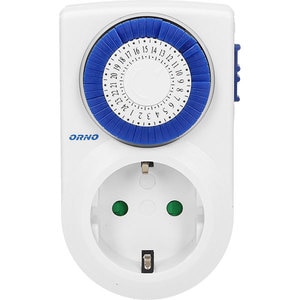 Priza programabila ORNO OR-PRE-427(GS), 3500W, 16A, alb