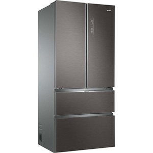 Side By Side HAIER HB18FGSAAA, No Frost, 539 l, H 190 cm, Clasa E, argintiu