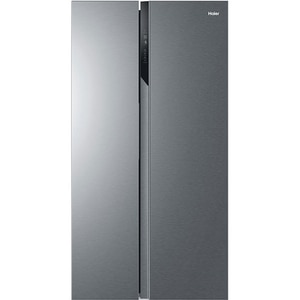 Side By Side HAIER HSR3918ENPG, No Frost, 528 l, H 178 cm, Clasa E, argintiu
