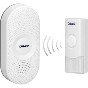 Sonerie wireless ORNO OR-DB-QX-155, 300 m, IP44, alb
