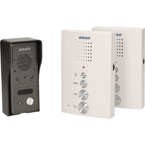 Interfon cu fir ORNO OR-DOM-RE-920/W, ultra-slim, alb
