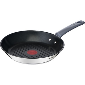 Tigaie TEFAL Grill Daily Cook G7314055, 26cm, otel, argintiu