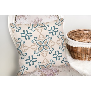 Fata perna decorativa Ethnic Moroccan, 30% bumbac +70% poliester, 45 x 45 cm, multicolor