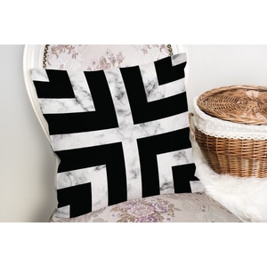 Fata perna decorativa Modern CC19, 30% bumbac +70% poliester, 45 x 45 cm, multicolor