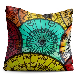 Perna decorativa Colores Umbrella, 40 x 40 cm, multicolor