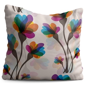 Perna decorativa Flowers 1, 40 x 40 cm, multicolor