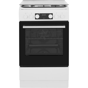 Aragaz WHIRLPOOL WS5G8CHW/E, 4 arzatoare, Gaz + Electric, L 50 cm, alb