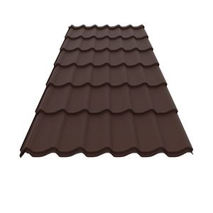 Placa metalica BASIC RAL 8017, 1.18 x 2.2 m, maro mat