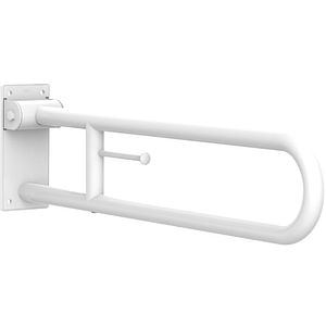 Bara sprijin cada pliabila ROCA Access Comfort A816902009, metal, 80 cm, suport hartie igienica, alb