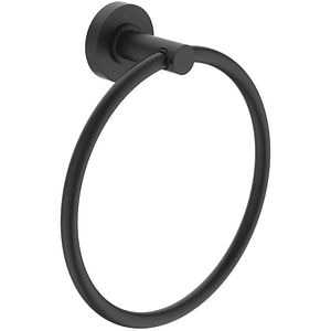 Suport prosop tip inel IDEAL STANDARD IOM A9130XG, negru mat