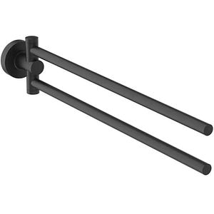 Suport prosop dublu IDEAL STANDARD IOM A9131XG, 37 cm, negru mat