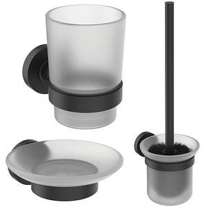Set accesorii baie IDEAL STANDARD IOM A9245XG, 3 piese, negru mat