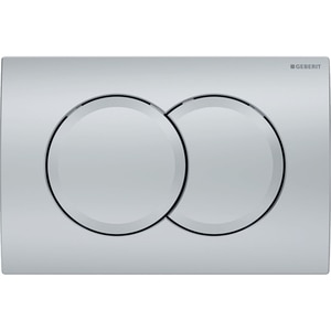 Clapeta actionare GEBERIT Delta 01 115107461, dubla actionare, crom mat