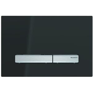 Clapeta actionare GEBERIT Sigma 50 115788DW2, dubla actionare, negru-crom