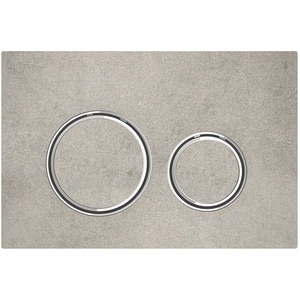 Clapeta actionare GEBERIT Sigma 21 115884JV1, dubla actionare, gri-crom