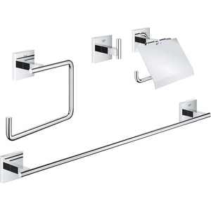 Set accesorii baie GROHE Start Cube 41115000, 4 accesorii, crom