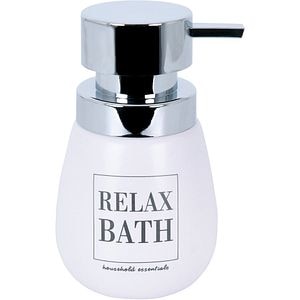 Dispenser sapun lichid BISK Grama 05598, 200 ml, ceramica, alb