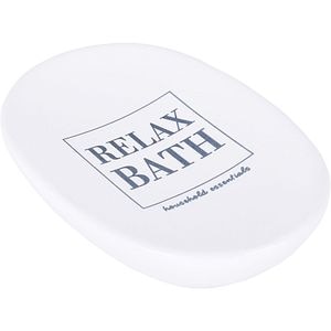 Savoniera BISK Grama 05600, ceramica, alb