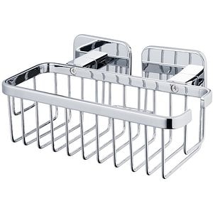 Etajera baie BISK Tore, 21 x 12.5 x 9.5 cm, crom