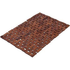 Covor de baie BISK Bamboo 07917, 60 x 42 cm, maro inchis