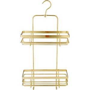 Etajera baie BISK Niagara 08038, 2 polite, auriu