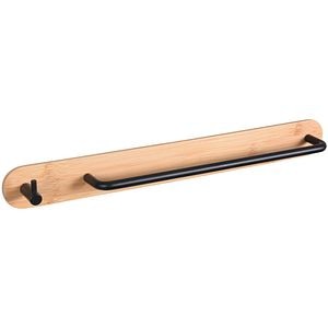 Suport prosop BISK Plain 08059, 40 cm, agatatoare, maro-negru