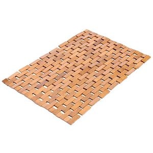 Covor de baie BISK Bamboo 08169, 60 x 42 cm, maro deschis