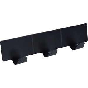 Cuier baie BISK Trendy 08283, 3 agatatoare, negru