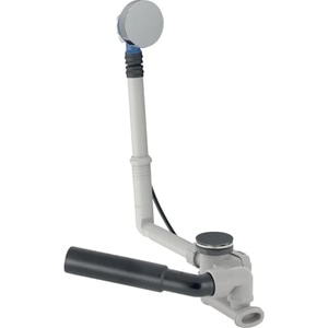 Sifon cada GEBERIT 150.520.21.6, cu preaplin, actionare prin rotire, crom