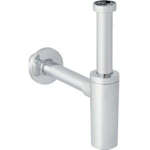 Sifon lavoar GEBERIT 151.035.21.1, D 32mm, evacuare orizontala, crom