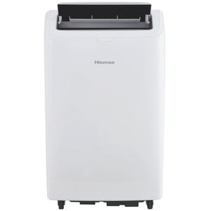 Aer conditionat portabil HISENSE APC09QC, 9000 BTU, A, Wi-Fi, Functie Dezumidificare, kit instalare inclus, alb