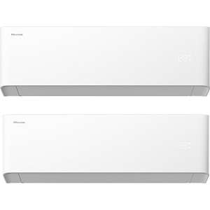 Sistem aer conditionat pentru 2 incaperi HISENSE Uni HB, 9000/12000BTU, A++/A+, Unitate externa 14000BTU, Wi-FI, alb