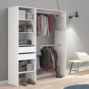Kit dressing complet, alb, 200 x 181 cm • Zodiak