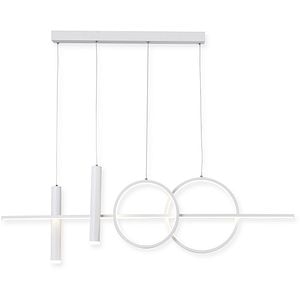 Lustra LED KLAUSEN Altheia, 50W, 4000K, IP20, alb