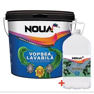 Vopsea lavabila Expert Extreme Noua, alb, 15 L, Interior + amorsa 5 L