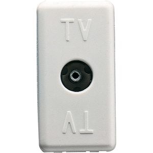 Priza TV GEWISS GW20228, IP20, alb