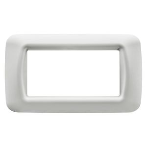 Rama GEWISS GW22504, 4 posturi, IP55, alb