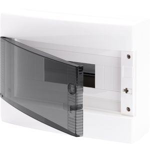 Tablou electric aparent GEWISS GW40045, 12 module, IP40, alb
