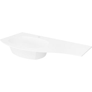 Lavoar SAVINIDUE Armonia, cuva stanga, rasina, 105 x 52 x 16, alb lucios