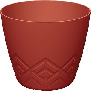 Ghiveci PROSPERPLAST Dare Areco, D23.8 cm, rosu