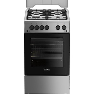 Aragaz ARCTIC AGG5611DTTLXN, 4 arzatoare, Gaz, L 50 cm, Grill, Rotisor, inox