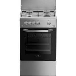 Aragaz ARCTIC AGM5501FLS, 4 arzatoare, Gaz, L 50 cm, argintiu