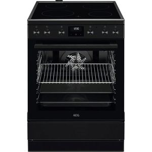 Aragaz AEG CCB6441NBB, 4 arzatoare, Electric, L 60 cm, Grill, negru