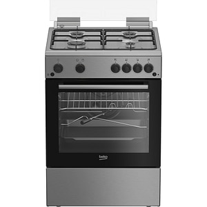 Aragaz BEKO FBGT62110DXO, 4 arzatoare, Gaz, L 60 cm, Grill, Rotisor, inox