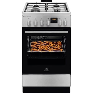 Aragaz ELECTROLUX LKK564221X, 4 arzatoare, Gaz + Electric, L 50 cm, Grill, inox
