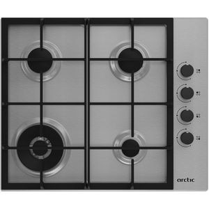Plita incorporabila ARCTIC ARGW64125SX, Gaz, 4 arzatoare, Wok, inox
