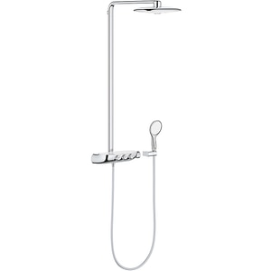 Sistem dus GROHE RainShower Smartcontrol 360 Duo 26250LS0, termostat, 3 functii, crom-alb