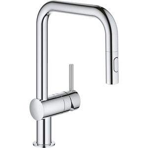 Baterie bucatarie GROHE Vento 30439000, dus extractibil, alama, crom