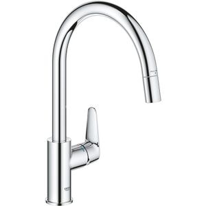 Baterie bucatarie GROHE Start Curve 30562000, dus extractibil, alama sanitara, crom