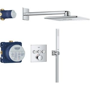 Sistem dus GROHE SmartControl 310 34873000, termostat, 3 functii, crom